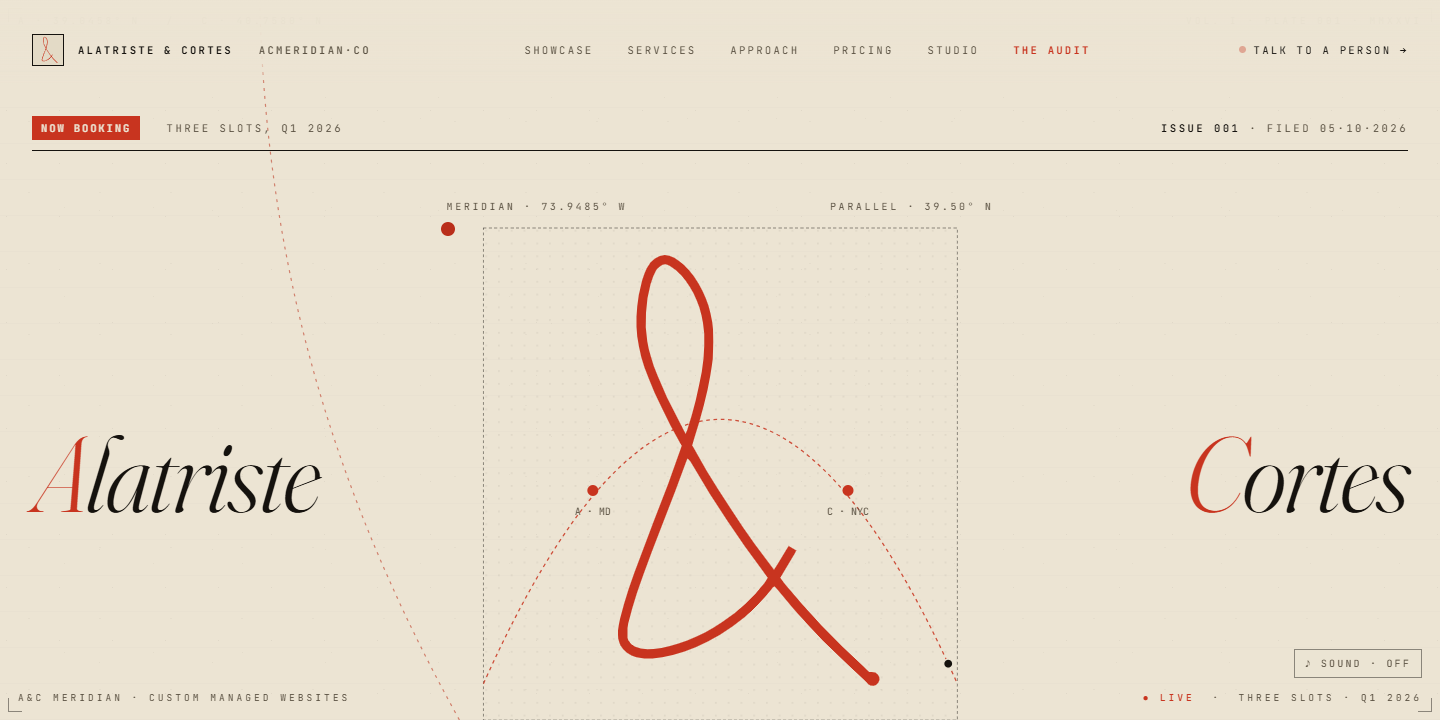 acmeridian.co, Alatriste & Cortes home plate